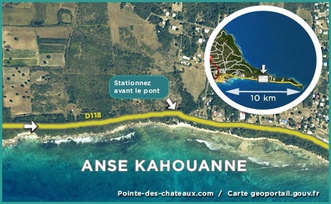 Carte de l'anse kahouanne