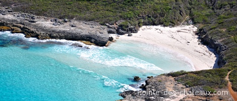 vue réduite de la plage des rouleaux