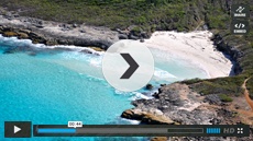 Vidéo plage des rouleaux